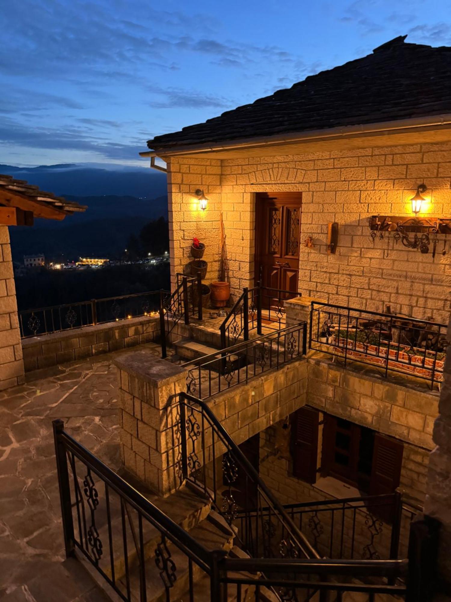 Βίτσα Πετρόκτιστο Αρχοντικό "Ιόλη" Με Θέα Ζαγόρι Villa Buitenkant foto
